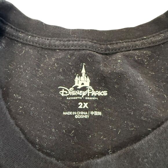 Lot 2 Disney Parks Mickey Minnie Mouse Size XXL Pink Sequin Black Bling T Shirt - Picture 12 of 16